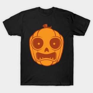 Frightened Jack-O-Lantern T-Shirt